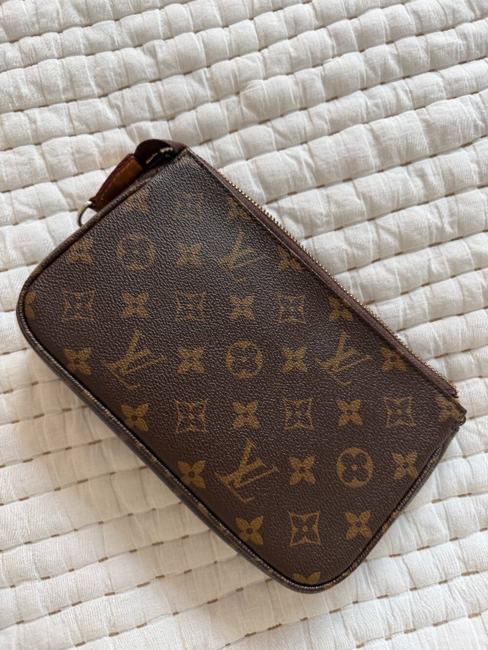 Louis Vuitton Vintage Monogram Pochette Accessoires | Zipper Repair